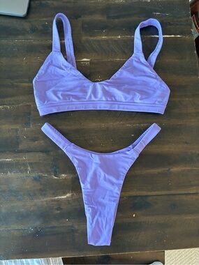 Saltwater Purple Women's Two-Piece Bikini Set